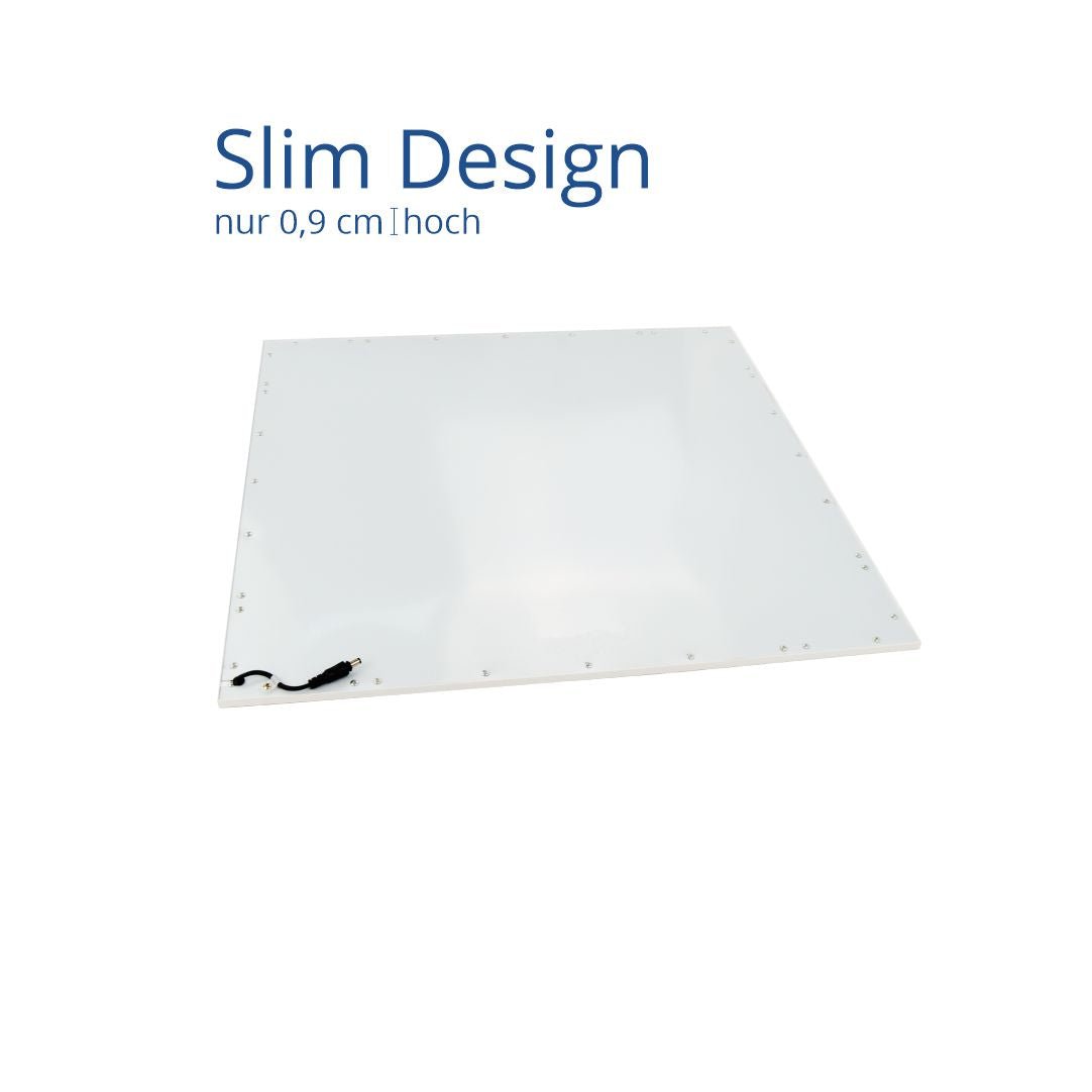 LED CCT Panel mit Fernbedienung, 30x30 cm, 18 W, 1700 lm.