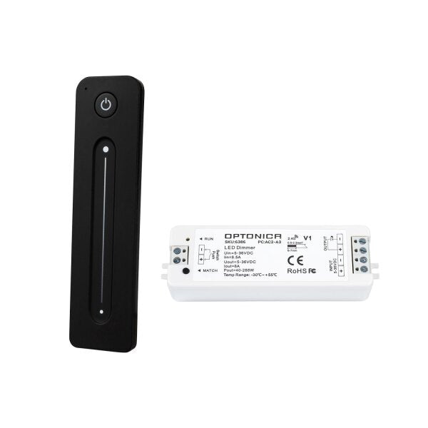 LED Controller-Set, Dimmer, 30 m Reichweite  Lichttechnik24.de.