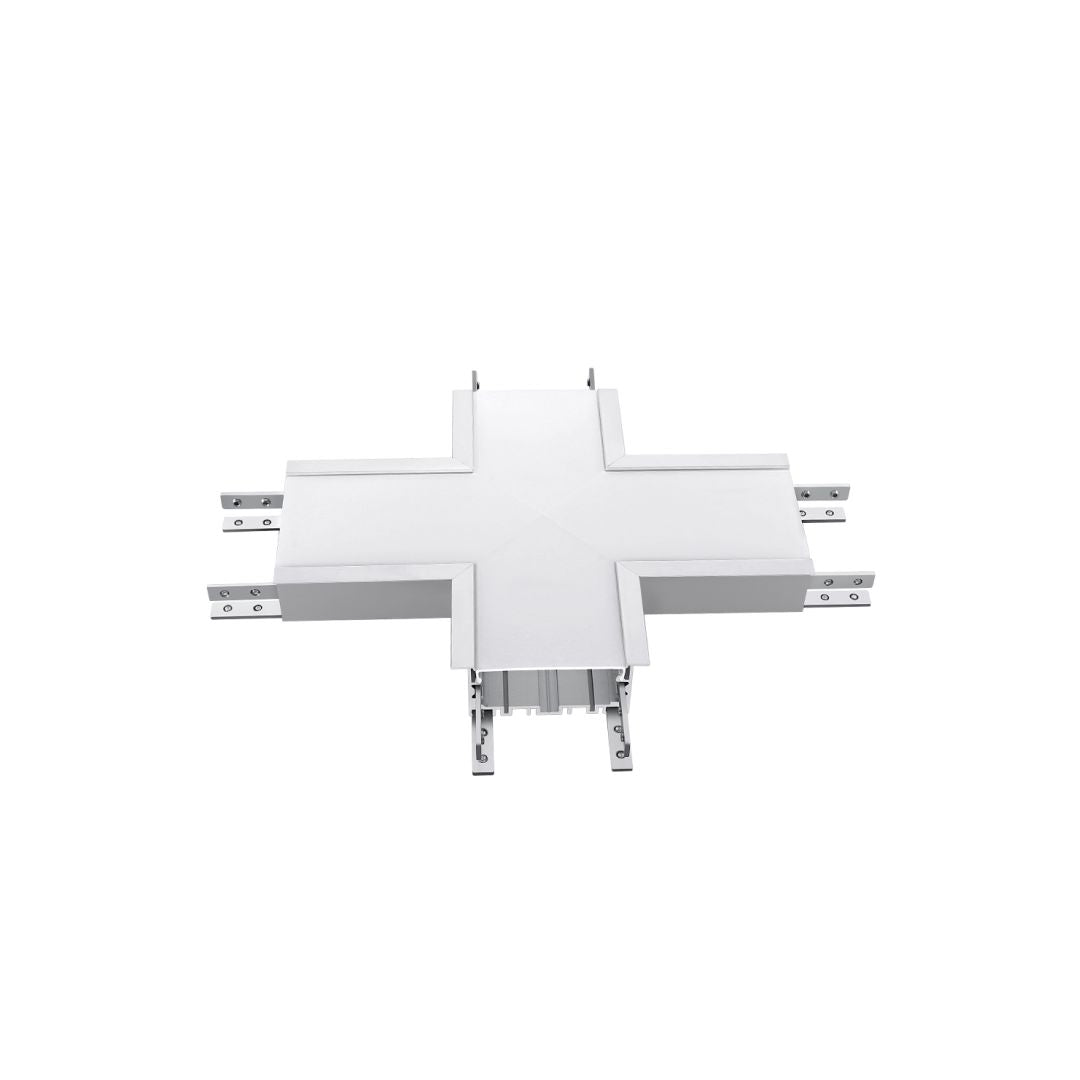 LED-Deckeneinbau-Lichtsystem, X-Stück, weiß, 4000 K, SLAVE.