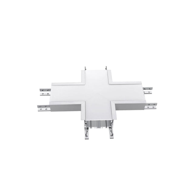 LED-Deckeneinbau-Lichtsystem, X-Stück, weiß, 4000 K, SLAVE.