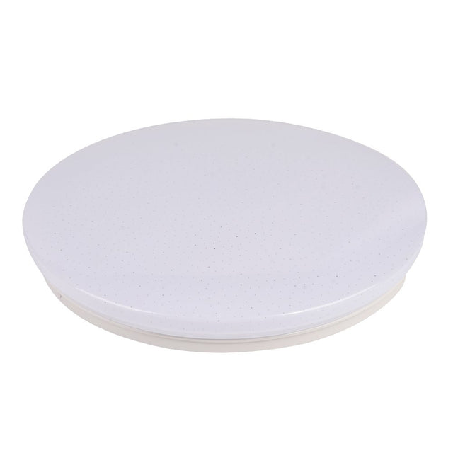 LED Deckenleuchte, Aufbauleuchte mit Sternen-Glitzer-Effekt, 12 W, 6000 K, 840 lm, rund, Ø230 mm.