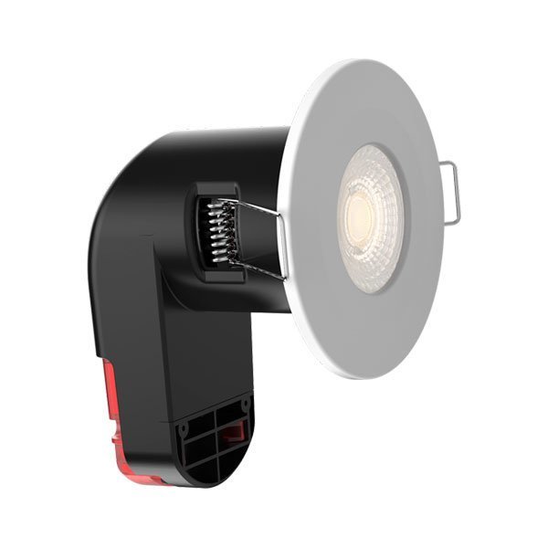 LED-Downlight, 6 W, 540lm, IP65, Feuerbeständig, 2800 K.