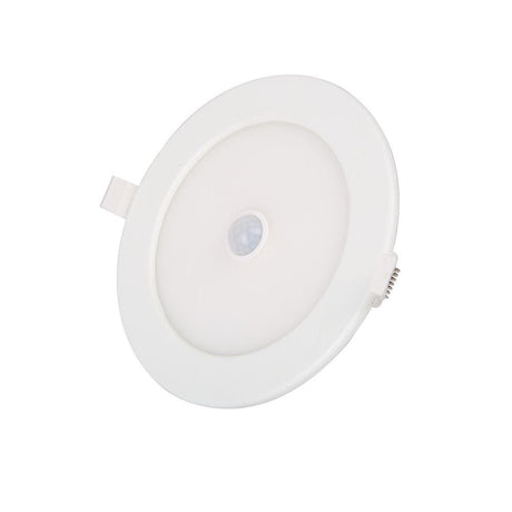 LED-Einbau-Downlight mit Bewegungs- und Dämmerungssensor, 12 W, 1190 lm, 6500 K.