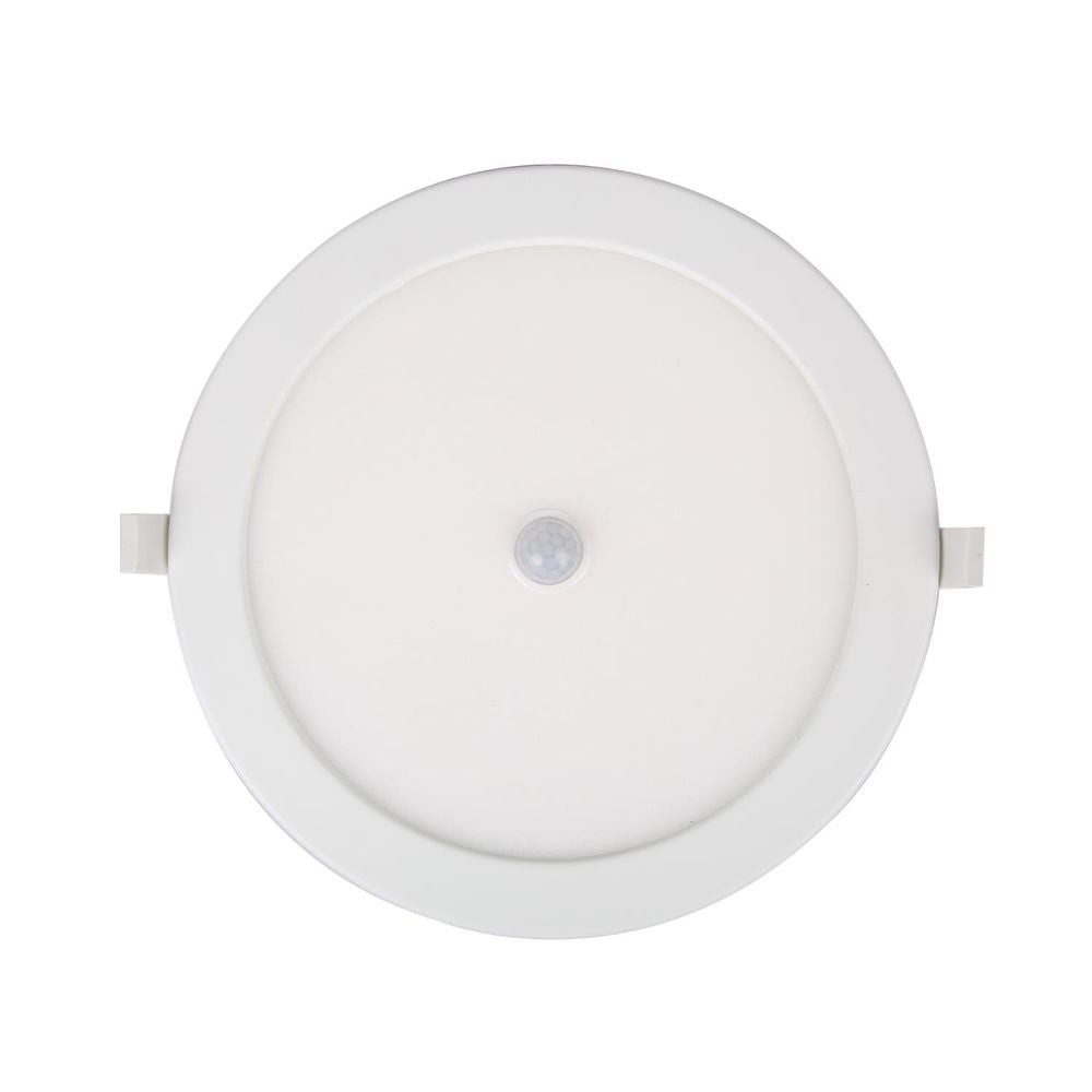 LED-Einbau-Downlight mit Bewegungssensor, 24 W, 1580 lm, 3000 K.