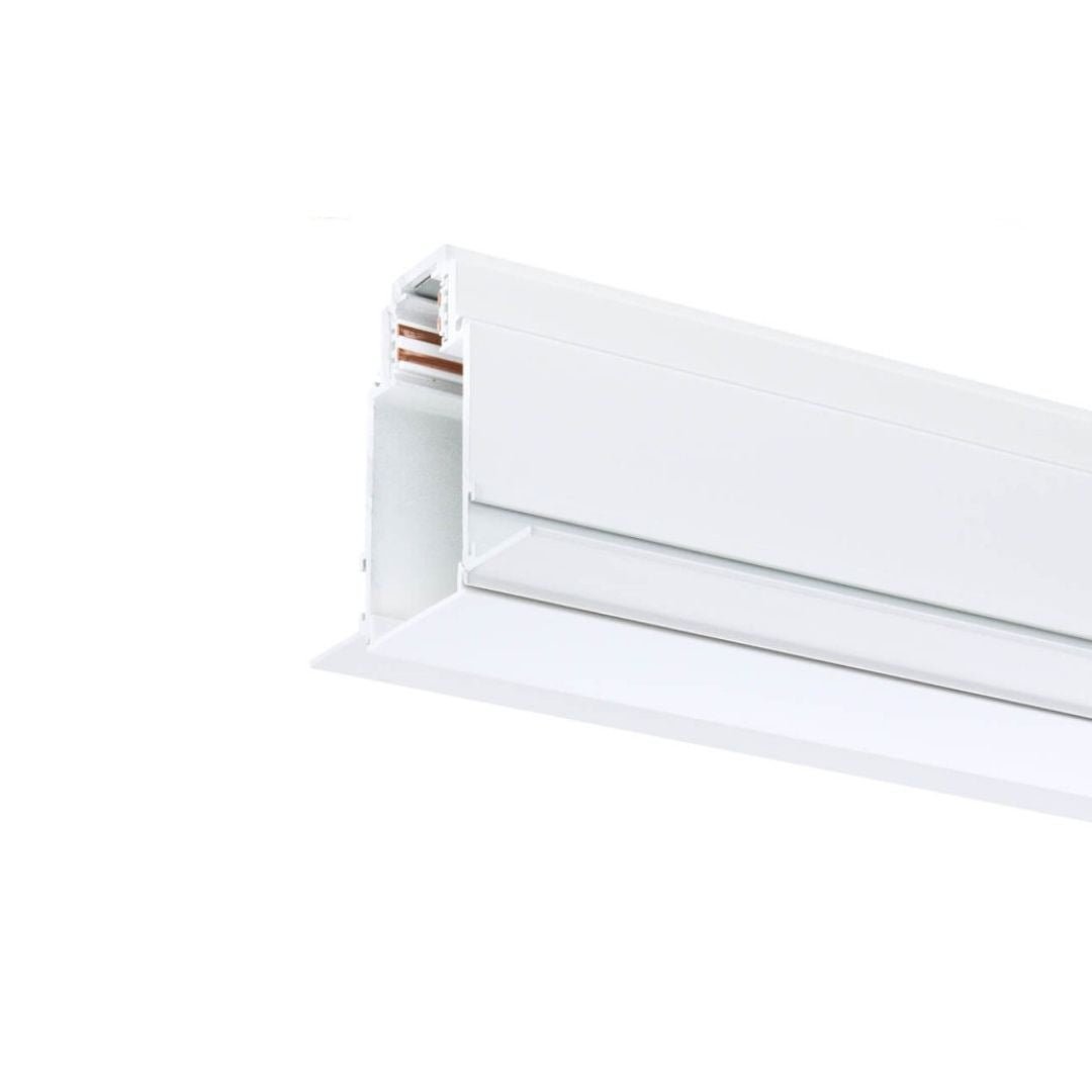 LED-Einbau-Schienensystem, R35, 3-Phasen, magnetisch, weiß, 1,5 m.