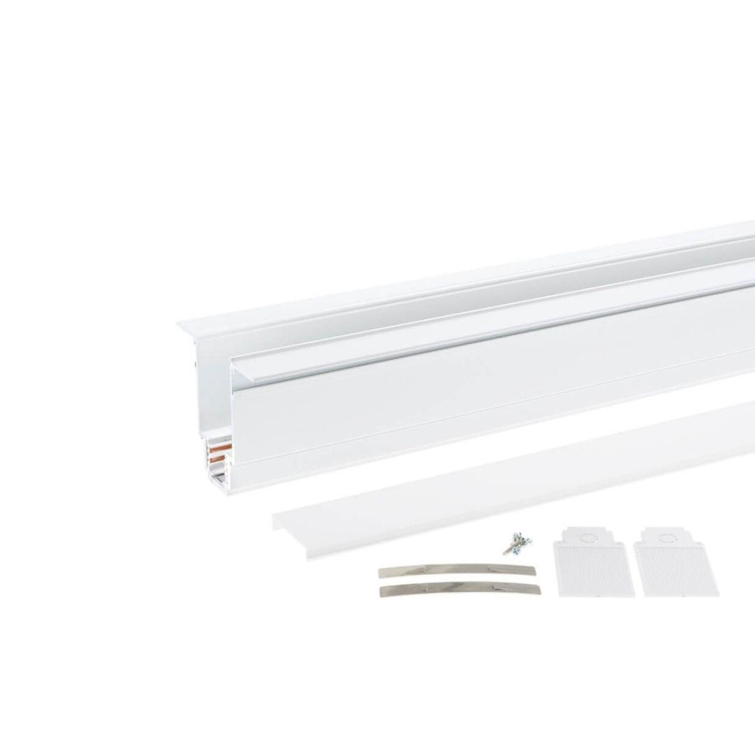 LED-Einbau-Schienensystem, R35, 3-Phasen, magnetisch, weiß, 1,5 m  Lichttechnik24.de.