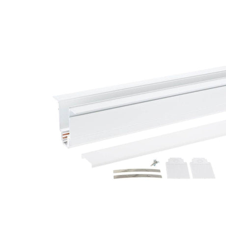LED-Einbau-Schienensystem, R35, 3-Phasen, magnetisch, weiß, 1,5 m.