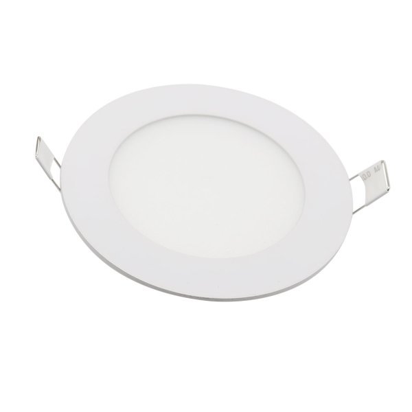 LED-Einbaupanel, CRI95, 6 W, 6000 K, rund.