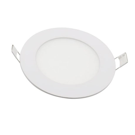 LED-Einbaupanel, CRI95, 6 W, 6000 K, rund.