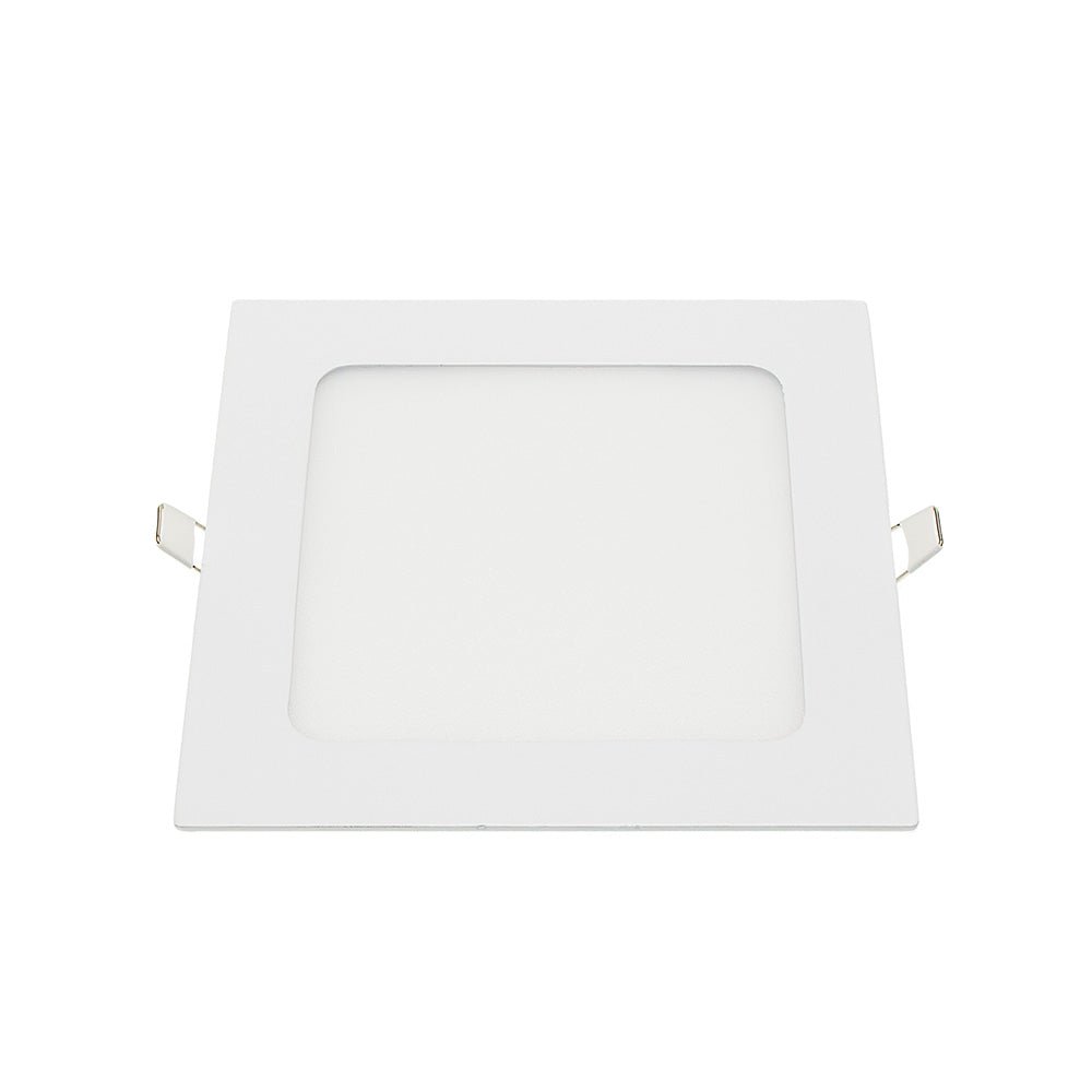 LED-Einbaupanel Pro, 12W, 840lm, 2800K, eckig.