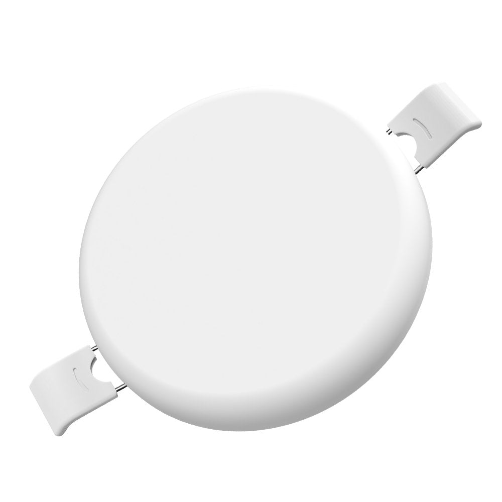 LED-Einbaupanel, rahmenlos, rund, 36 W, 3020 lm, 2700 K, IP54.