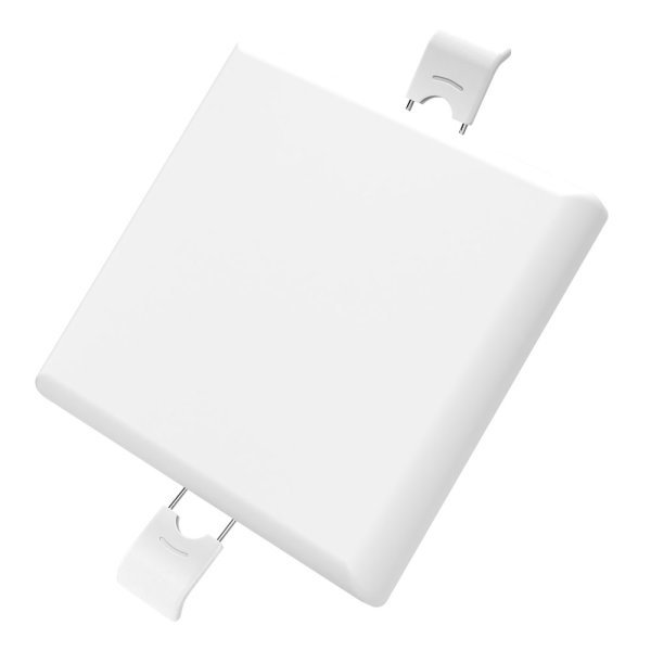 LED-Einbaupanel, rahmenlos, viereckig, 18 W, 1500 lm, 6000 K, IP54.