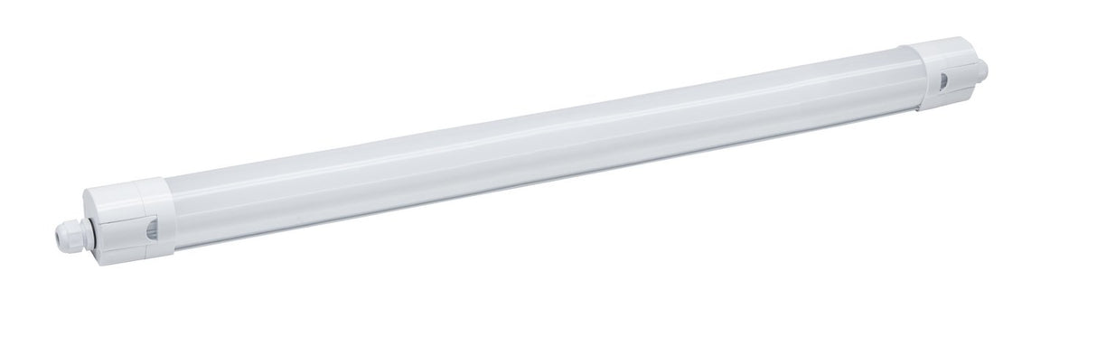 LED Feuchtraumleuchte PRO, 120cm, 36W, 4320lm, 4000K (neutralweiß), IP65, OSRAM-Netzteil, Steckklemme, durchschleifbar.