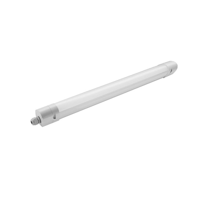 LED Feuchtraumleuchte PRO, 65cm, 18W, 2070 lm, 4000K (neutralweiß), IP65, OSRAM-Netzteil, Steckklemme, durchschleifbar.