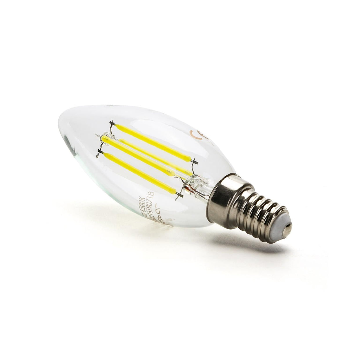 LED Filament Leuchte, E14, 4 W, 470 lm, 6500 K | Lichttechnik24.de.