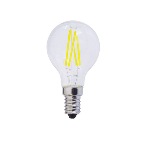 LED Filament Leuchtmittel E14, G45, 4 W, 400 lm, 2700 K  Lichttechnik24.de.