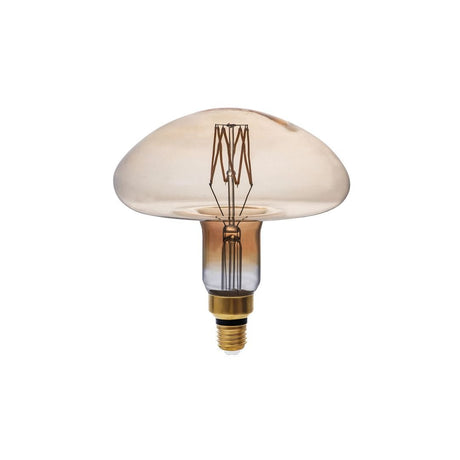 LED Filament Leuchtmittel, Vintage Lampe, MS200, gold, E 27, groß, Ø 200 mm, 8 W, 810 lm, dimmbar.