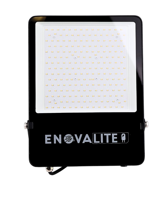 LED-Fluter, 150 W, 4000 K (neutralweiß), 19500 lm, schwarz, IP65, LUMILEDS LED.