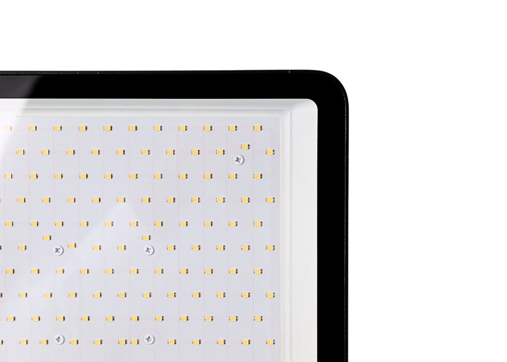 LED-Fluter, 200 W, 4000 K (neutralweiß), 26000 lm, schwarz, IP65, LUMILEDS LED.