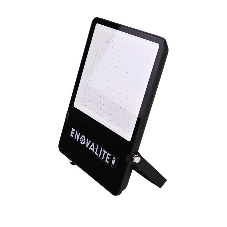 LED-Fluter, 200 W, 4000 K (neutralweiß), 26000 lm, schwarz, IP65, LUMILEDS LED.