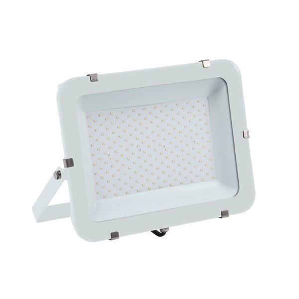 LED-Fluter, 300 W, 36000 lm, 540x400mm, slim, weiß, IP65, 6000 K (kaltweiß).