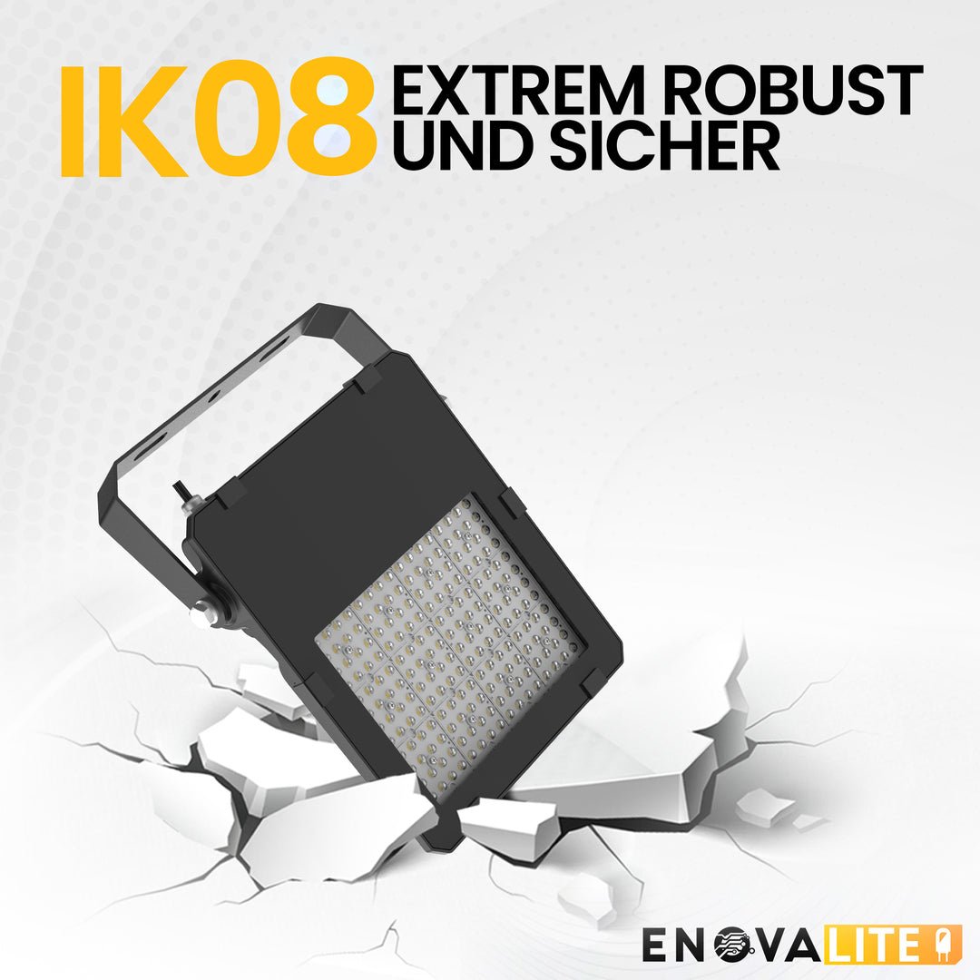 LED-Fluter PRO, 100 W, 4000 K (neutralweiß), 13000 lm, IP65, Lifud, LUMILEDS.