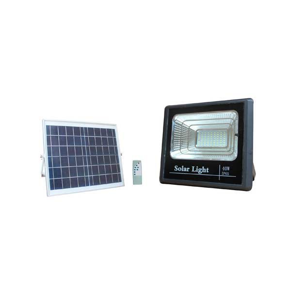 LED-Fluter, Solar mit Akku, 16 W, 800 lm, 6000K.