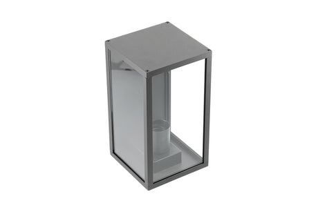 LED Gartenleuchte E27, Wandleuchte, IP54, schwarz.
