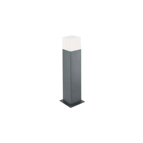 LED Gartenleuchte E27, Wegeleuchte, 50 cm Säule, IP44, graphit.