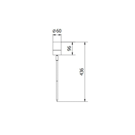 LED Gartenleuchte GU10 mit Stecker und Spieß, Gartenspot, IP44, schwarz.