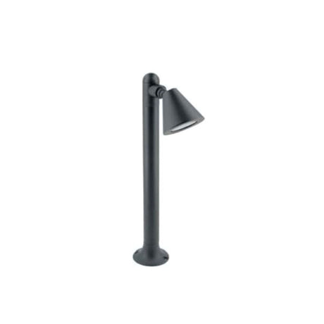 LED Gartenleuchte GU10, Wegeleuchte, 50 cm Säule, IP44, schwarz.