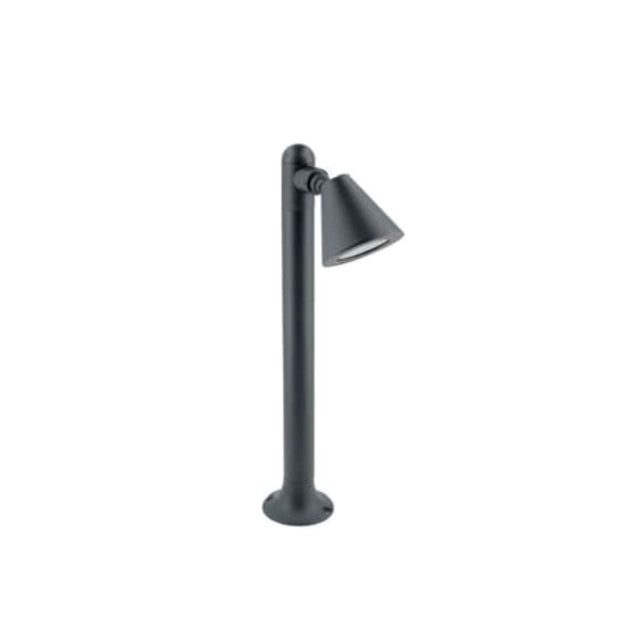 LED Gartenleuchte GU10, Wegeleuchte, 50 cm Säule, IP44, schwarz.