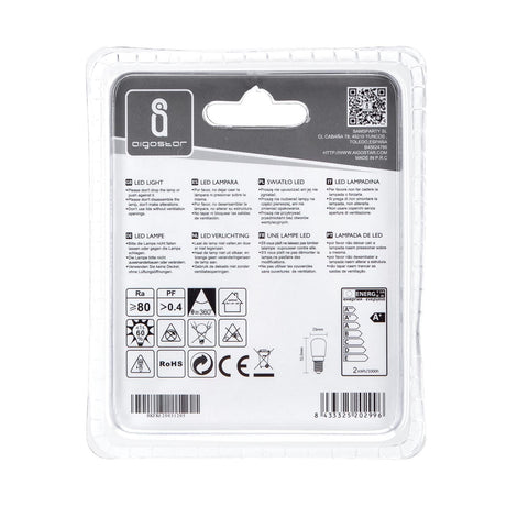 LED Leuchtmittel, E14, 2 W, 120 lm, 3000 K, 2 Stk..