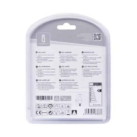 LED Leuchtmittel, E14, 3 W, 255 lm, 6500 K, 2 Stk..