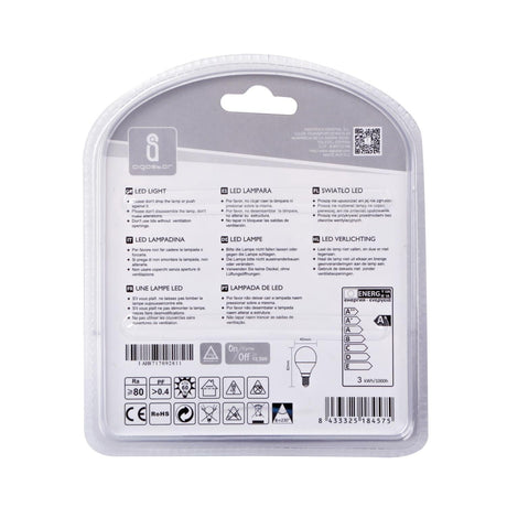 LED Leuchtmittel, E14, 3 W, 255 lm, 6500 K, 2 Stk..