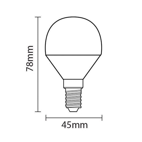 LED-Leuchtmittel, E14, 3.5 W, 300 lm, 6000K (kaltweiß)  Lichttechnik24.de.