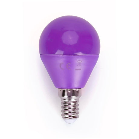 LED Leuchtmittel, E14, 4 W, violett  Lichttechnik24.de.