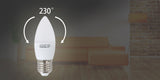 LED Leuchtmittel, E14, 6 W, 510 lm, 3000 K, 2 Stk.  Lichttechnik24.de.