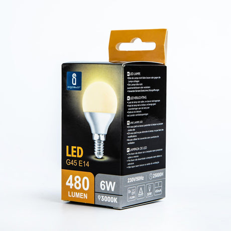 LED Leuchtmittel, E14, 6 W, 510 lm, 3000 K.