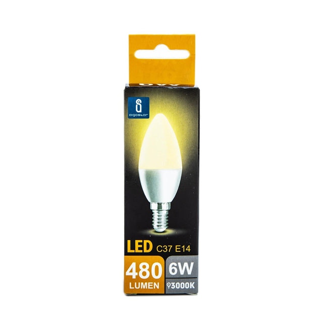 LED Leuchtmittel, E14, 6 W, 510 lm, 3000 K.