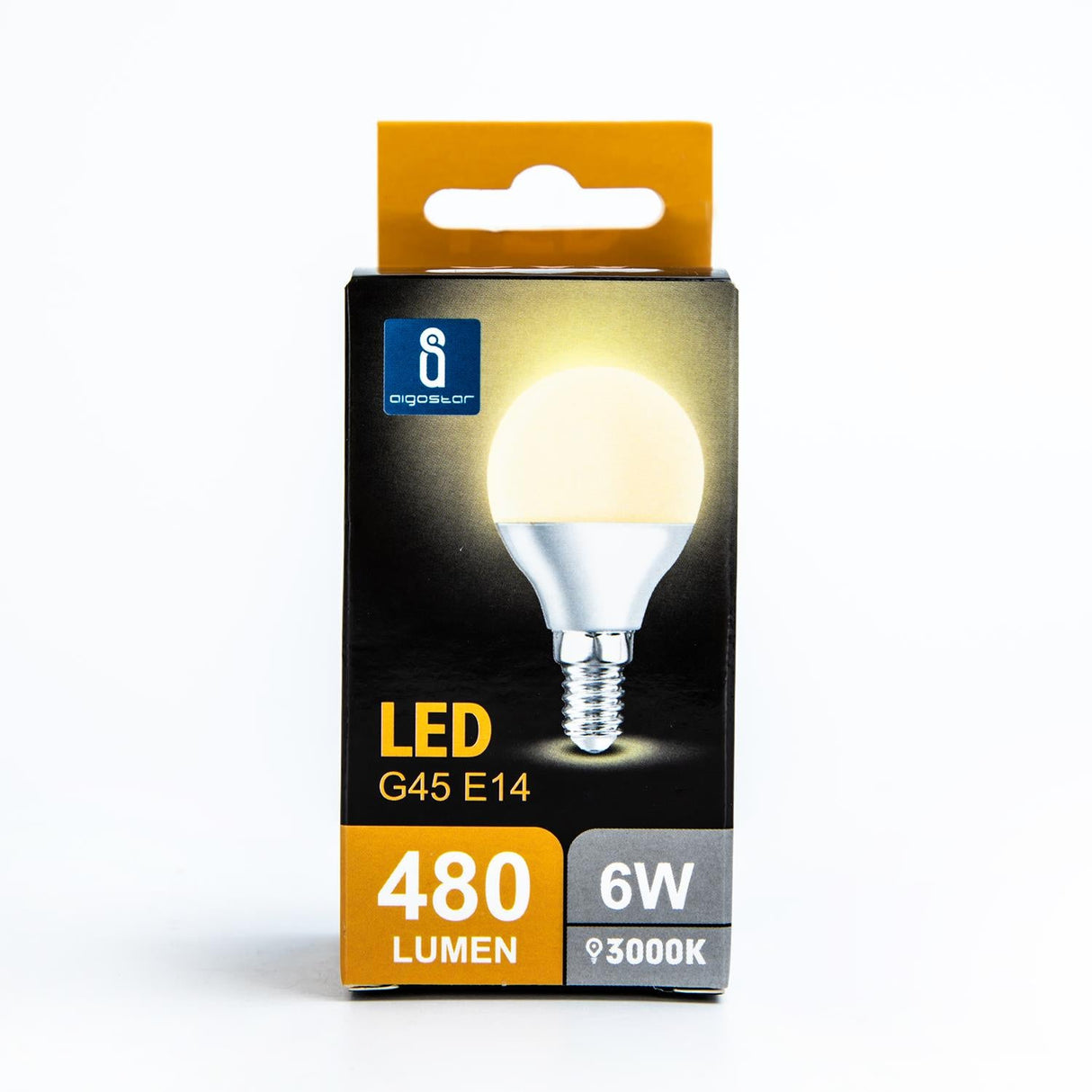 LED Leuchtmittel, E14, 6 W, 510 lm, 3000 K.