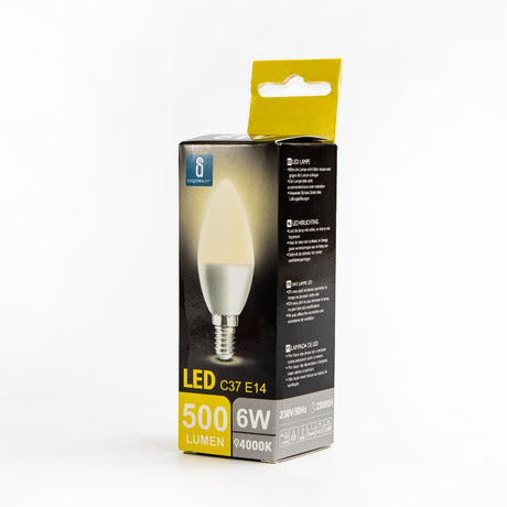 LED Leuchtmittel, E14, 6 W, 510 lm, 4000 K.
