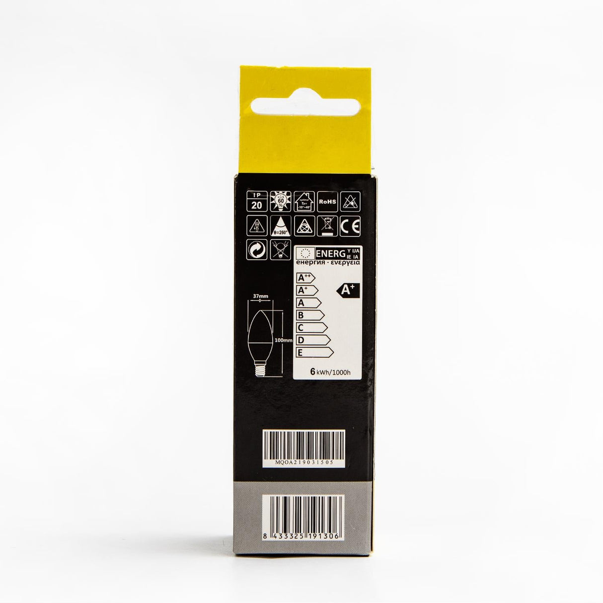 LED Leuchtmittel, E14, 6 W, 510 lm, 4000 K.