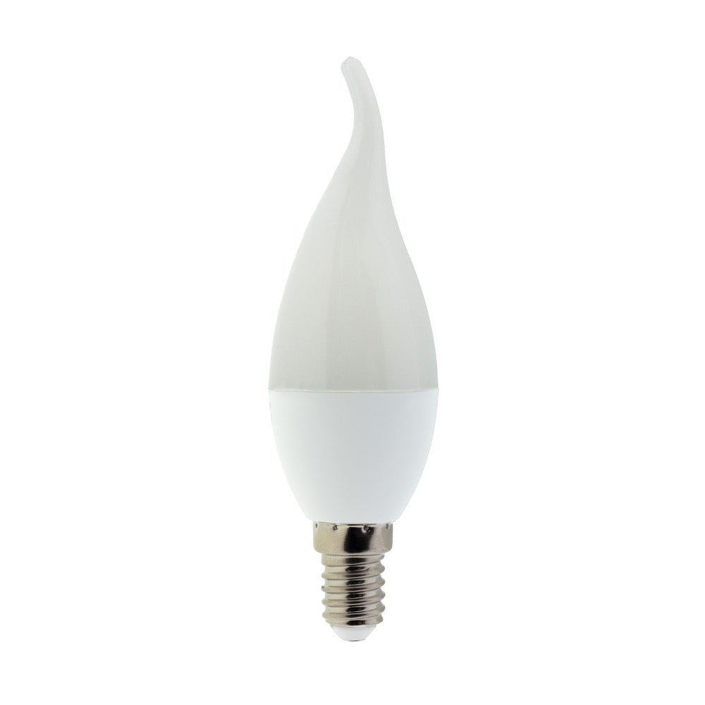 LED-Leuchtmittel, E14, 6W, 490lm, 2700K, Kerze.