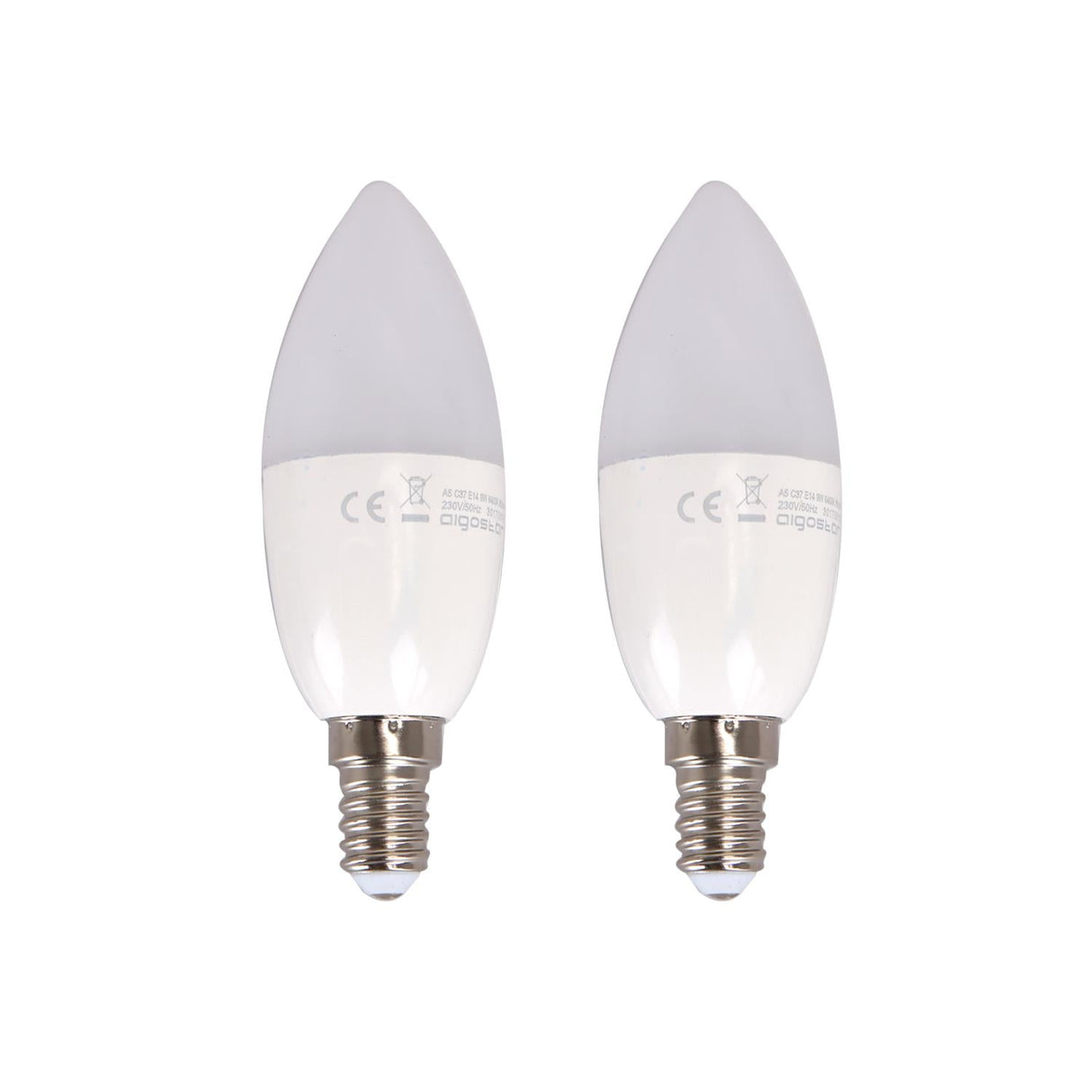 LED Leuchtmittel, E14, 9 W, 840 lm, 6500 K, 2 Stk..