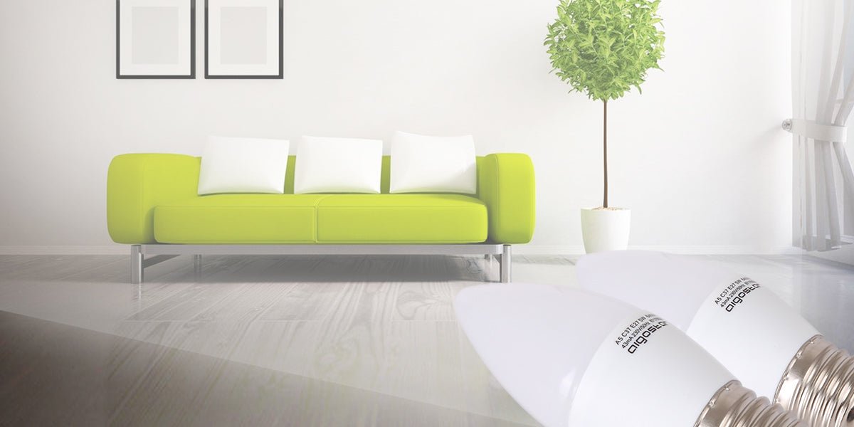 LED Leuchtmittel, E14, 9 W, 840 lm, 6500 K, 2 Stk..