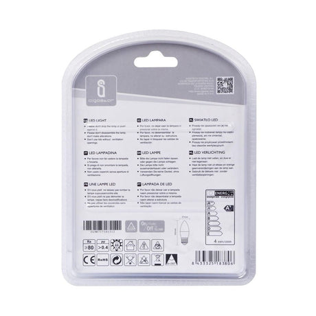 LED Leuchtmittel, E27, 4 W, 340 lm, 6500 K, 2er.