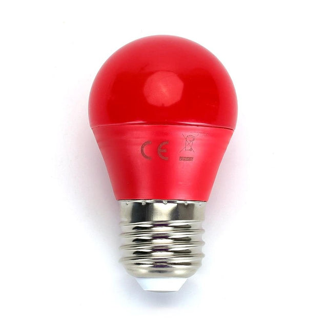 LED Leuchtmittel, E27, 4 W, rot.