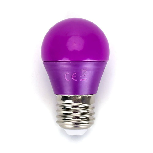 LED Leuchtmittel, E27, 4 W, violett.
