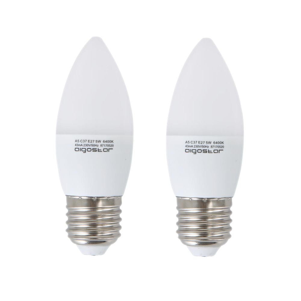 LED Leuchtmittel, E27, 6 W, 510 lm, 6500 K, 2er.